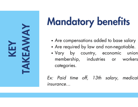 Mandatory Benefit - Key takeaway